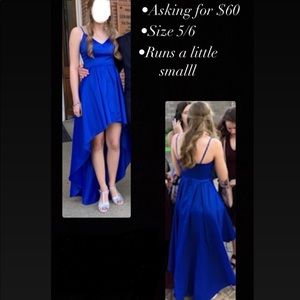 Blue formal/prom dress